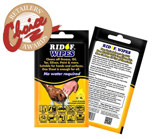 Ridof Industrial Wipes Retailers’ Choice Awards_Single Pack