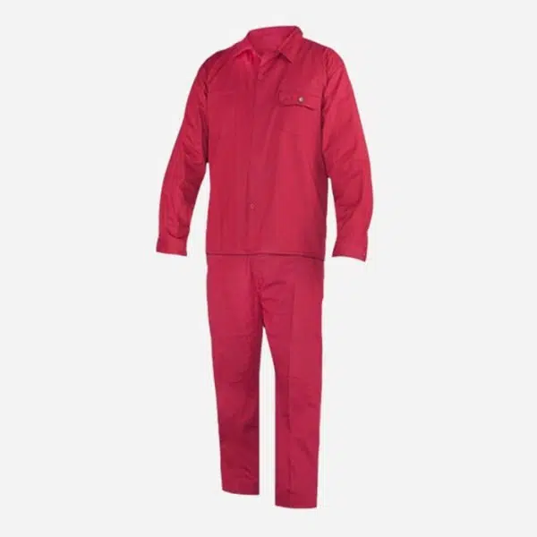 COTTON WORK UNIFORM (PANT & SHIRT) Red