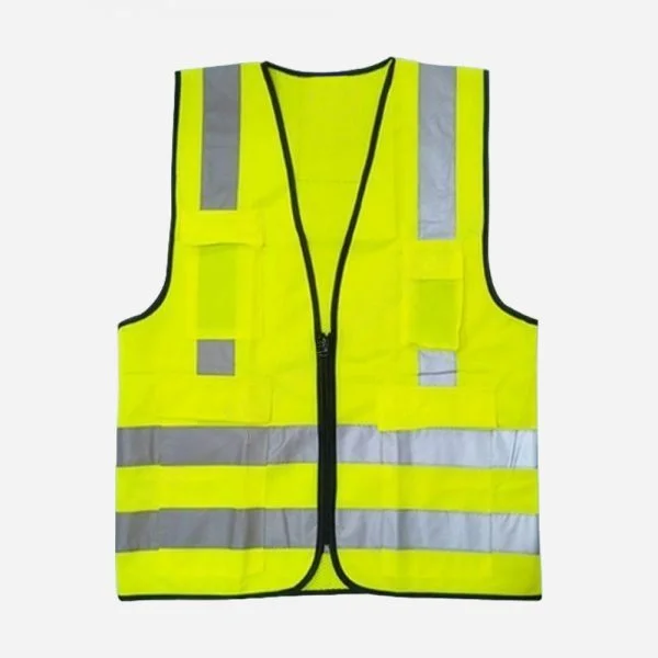 HIGH VISIBILITY VEST FABRICNET TYPE Yellow Front