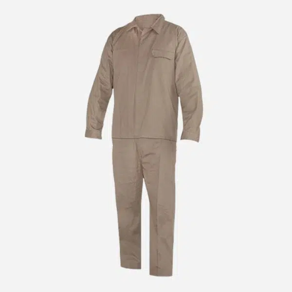 POLYCOTTON WORK UNIFORMS (PANT & SHIRT) Beige