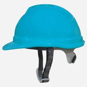VENTILATED HDPE SAFETY HELMET – STRAP RATCHET Light Blue