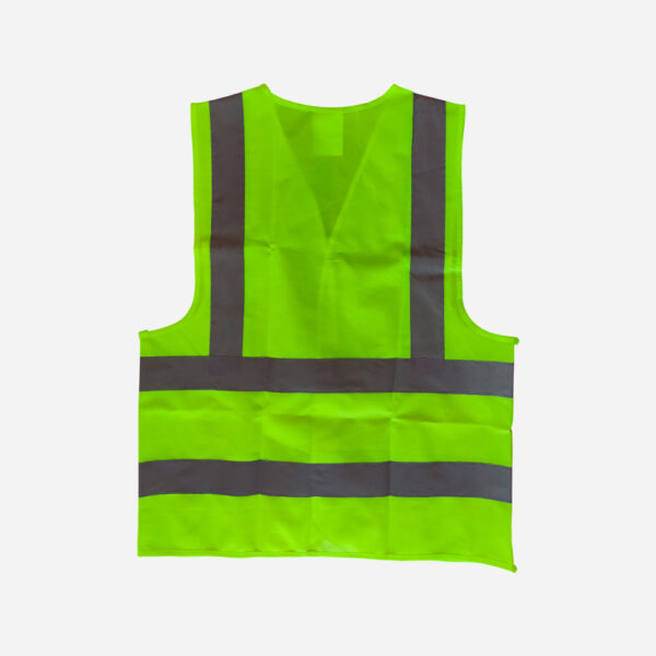 SPARTAN GUARD SAFETY VEST WITH VELCRO GREEN-1